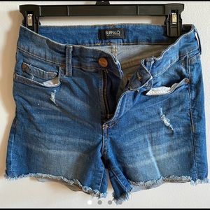buffalo mid-rise “hope shorts”